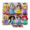 Creative colorful princess-shaped magnetic stickers for children's room decoration, cartoon cute stickers, wall stickers, and glue-free stickers Specification image
